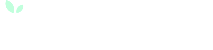 peach umbrella logo white